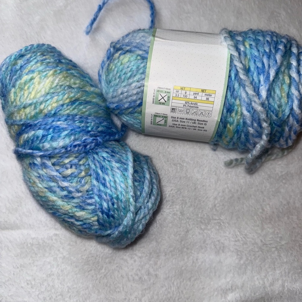 Multicolor Yarn Skeins